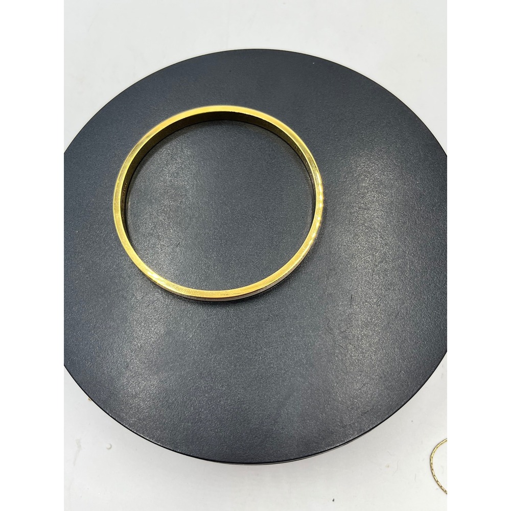Kate Spade NY Tickle the Ivories Ivory
Enamel 12k gold-plate Bangle Bracelet - Picture 11 of 12